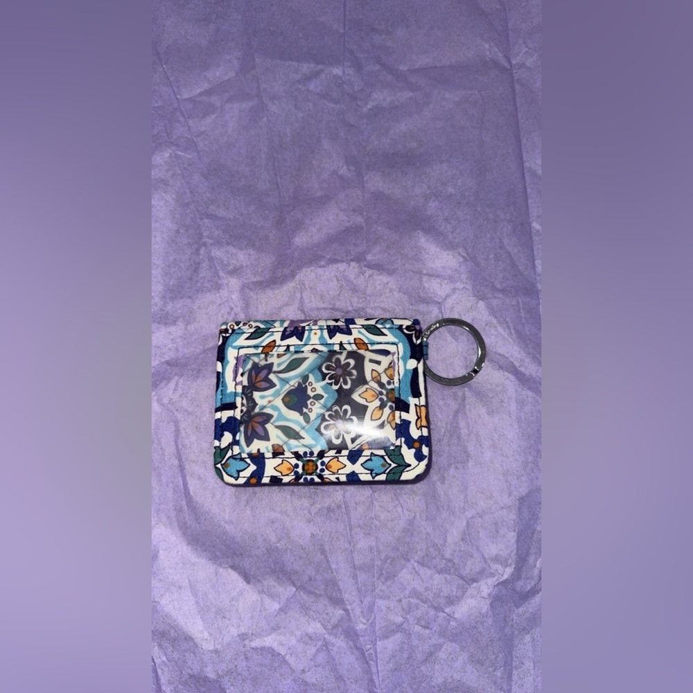 Vera Bradley Floral card holder with Key Ring